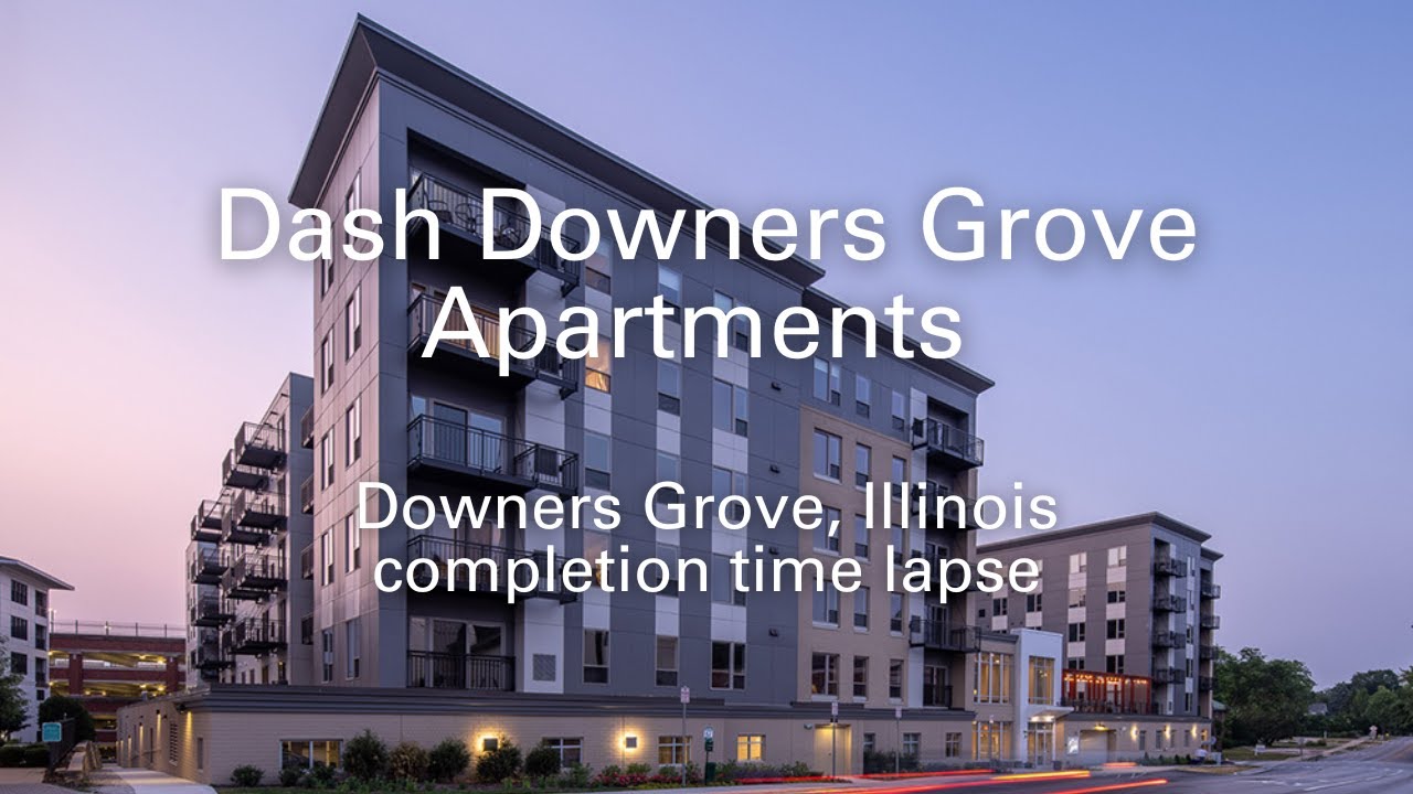 Opus Time Lapse: Dash Downers Grove Apartments Completion