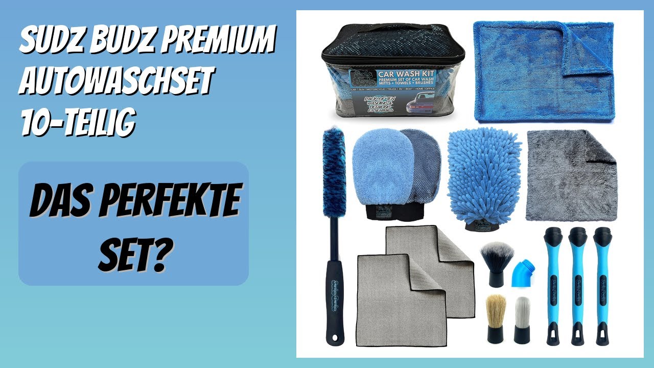 BEWERTUNG (2026): Sudz Budz Premium Autowaschset 10-teilig. Infos