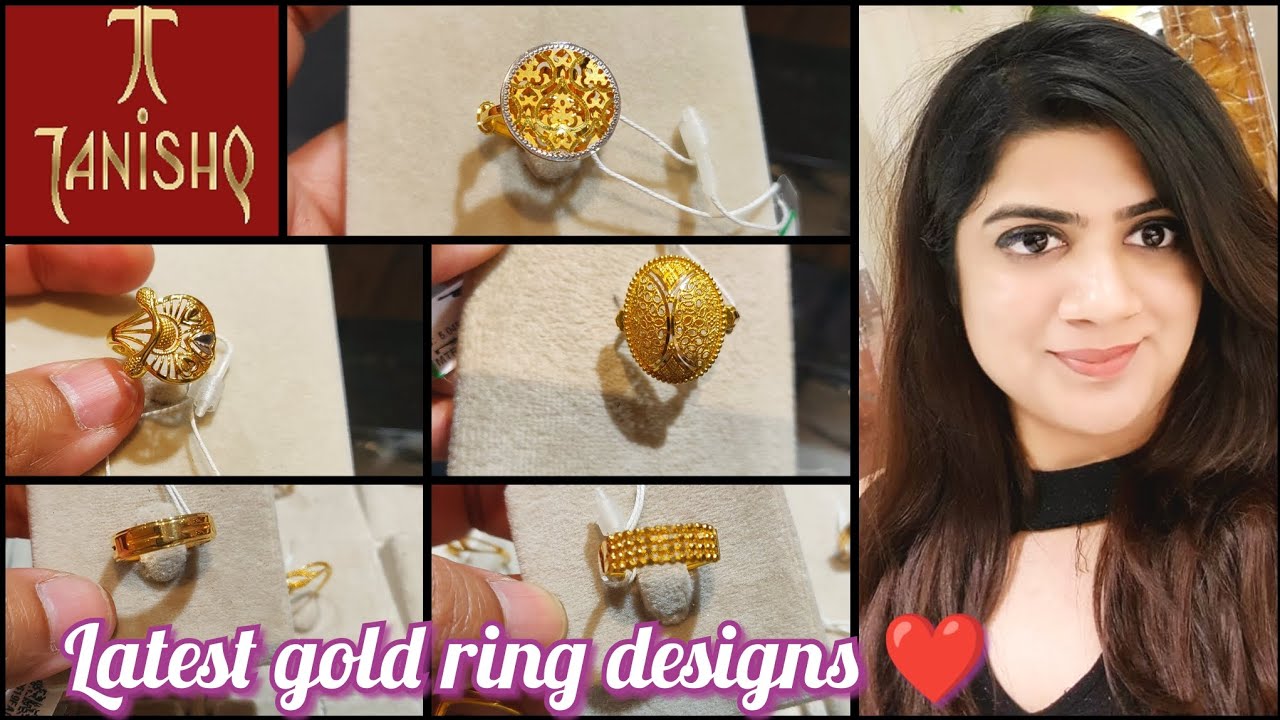 Tanishq Gold Ring Designs & Price | Light Weight Tanishq Gold Ring Designs & Price