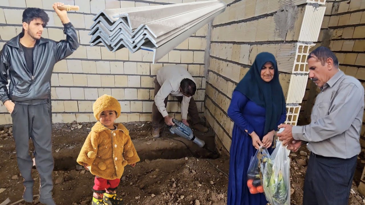 Ramadan in Service: Javad's Passionate Effort to Plumb Baqir's Nomadic Home🥰❤️‍🩹😭