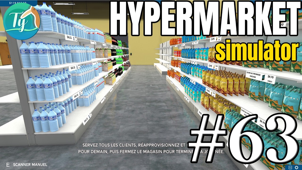 Hypermarket Simulator#63: Zone boisson et apéro faites, le réaménagement avance bien