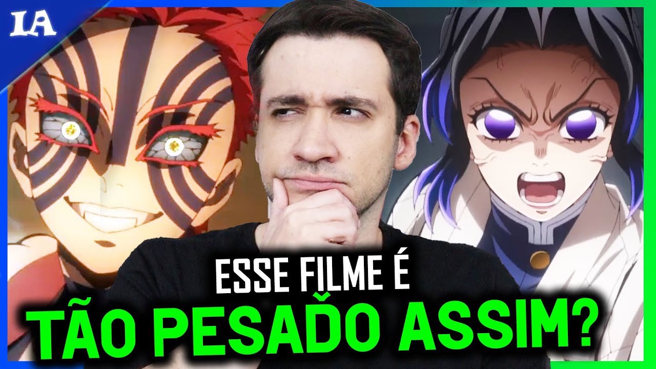 EU VI O FILME PARA ADULTOS de DEMON SLAYER Castelo Infinito