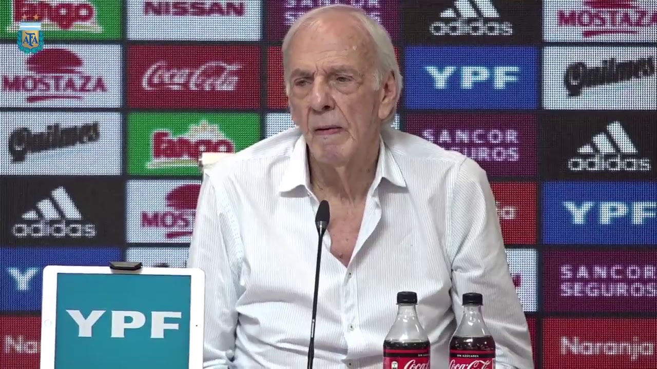 Conferencia de prensa: César Luis Menotti - Director de Selecciones Nacionales