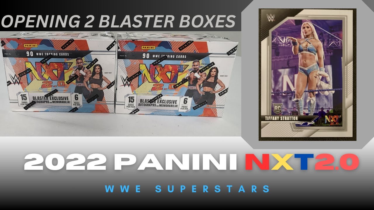 Awesome Hits and Tons of Rookies. 2022 WWE NXT 2.0 Blasters!  #wwe #wwenxt #sportscards #wrestling