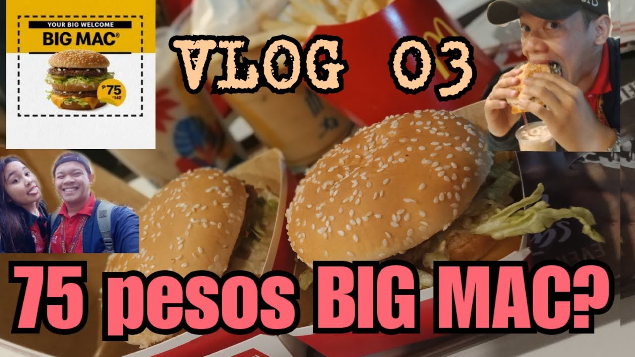 A day of us + Trying McDonalds App 75pesos BIG MAC Deals!
