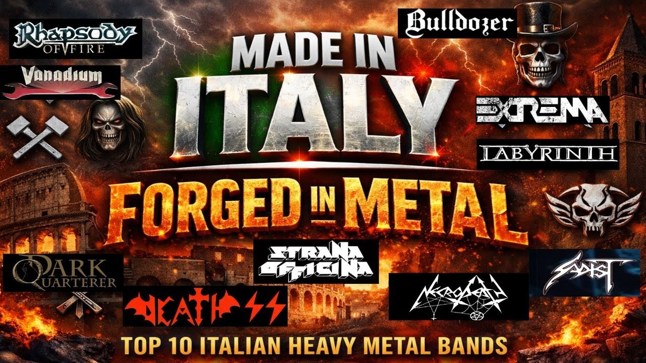 🔥 Made in Italy, Forged in Metal | The Top 10 Italian Heavy Metal Bands