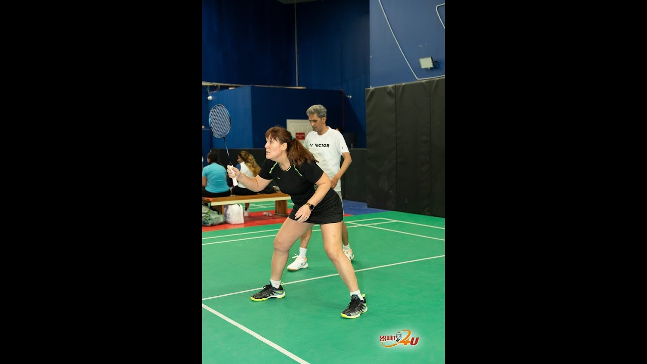 March 8' 2025  XD Badminton Final Imran & Suzanne vs Tamil & Anita
