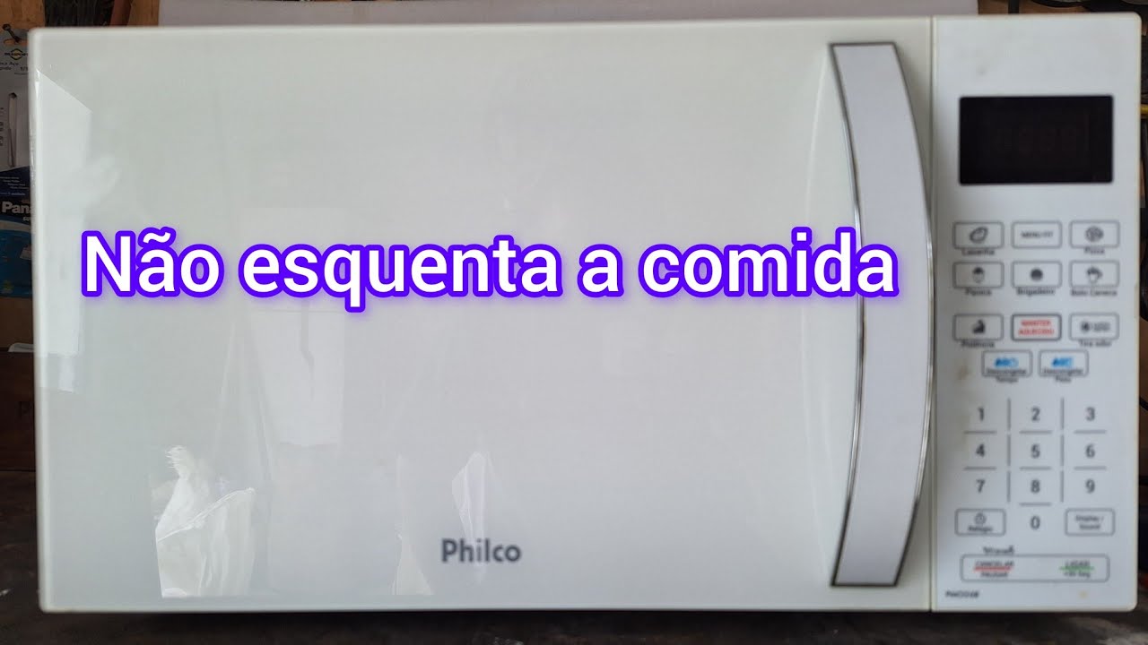 Micro-ondas Philco não esquenta