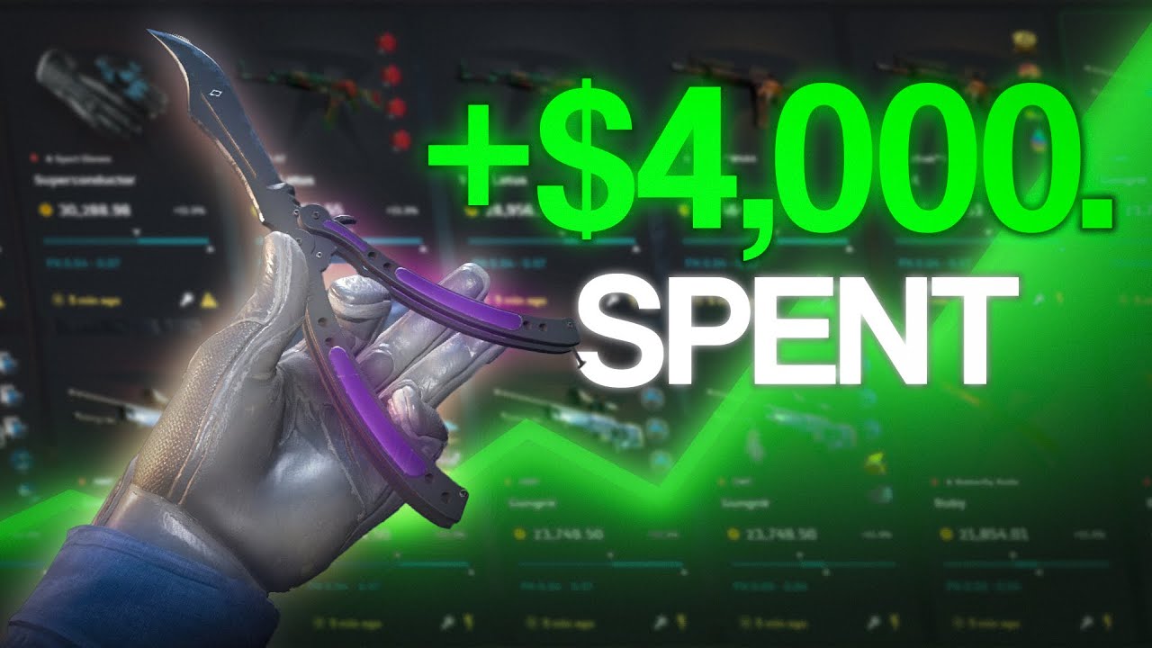 Выставляю свою бабочку Ultra-Violet на CSGORoll...