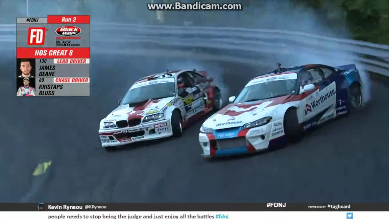 Kristaps Bluss VS James Dean Formula D MAd batle