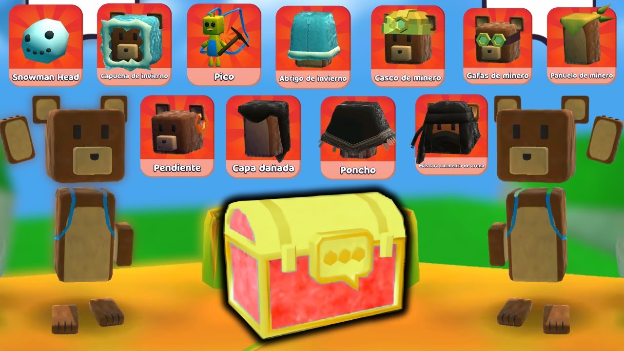All 11 Red Chest With Cosmetics Super Bear Adventure 12.0.2 Gameplay