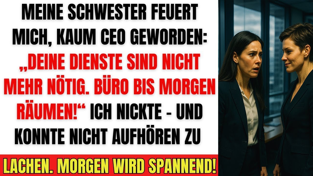 Meine Schwester wurde CEO und feuerte mich sofort &ndash; das Drama im Familienunternehmen!
