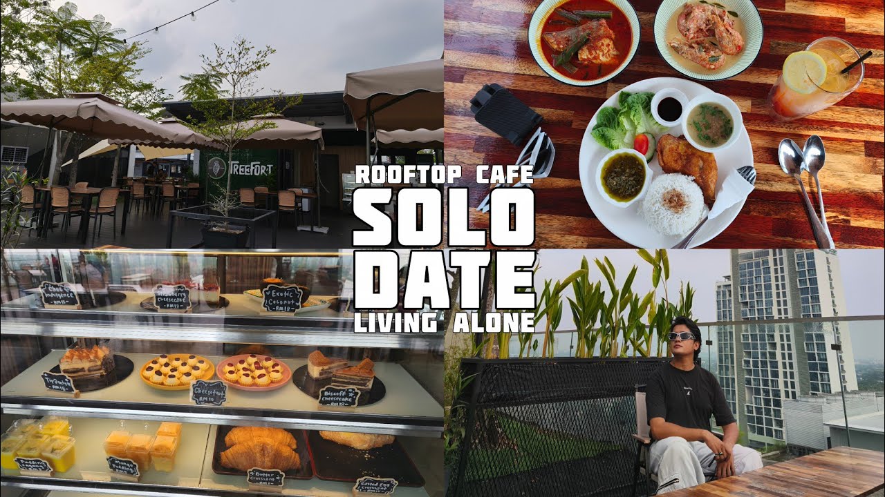 🌿 REVIEW TREEFORT CAFE @ OneCity USJ | Makanan Sedap & Suasana Cantik di Rooftop!