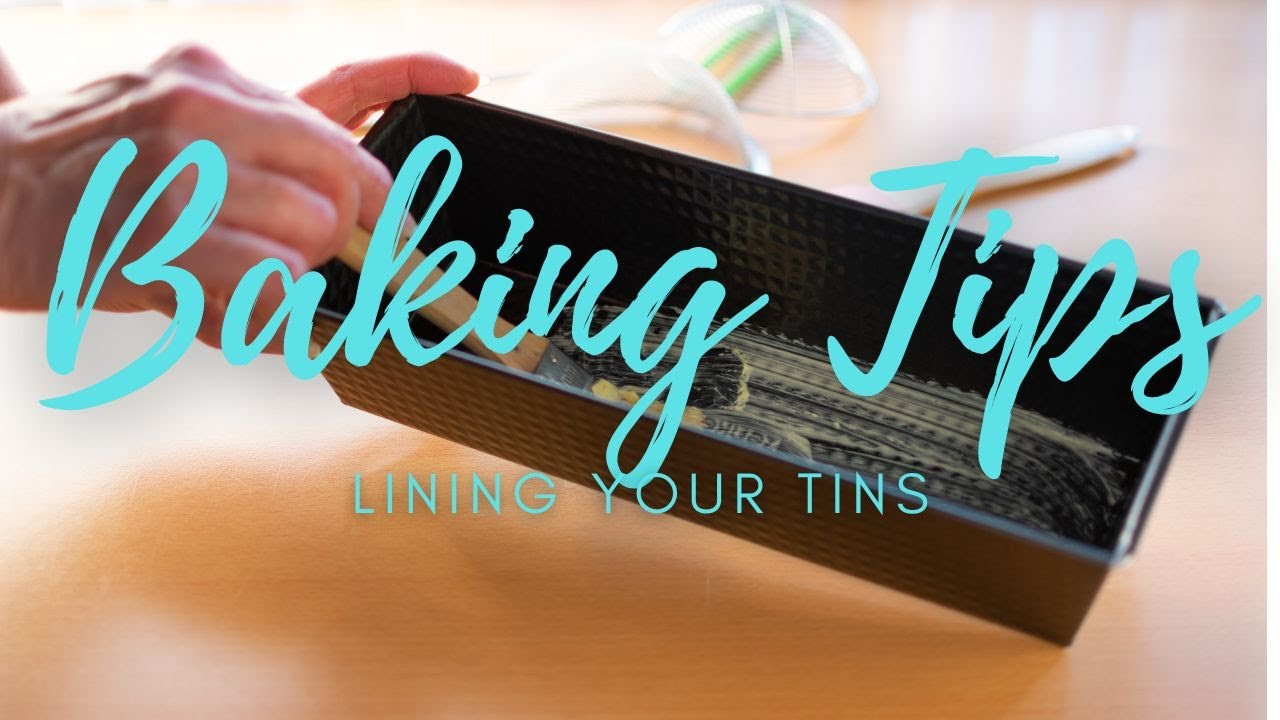 How to line your round cake pans.