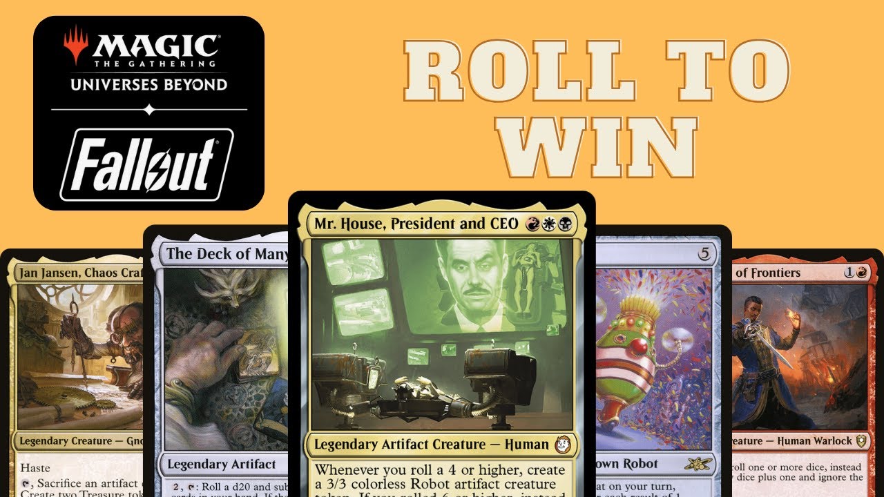 Wait, Dice Rolling Can be THIS good?! | Mr. House, President and CEO EDH Deck Tech | MTG X Fallout