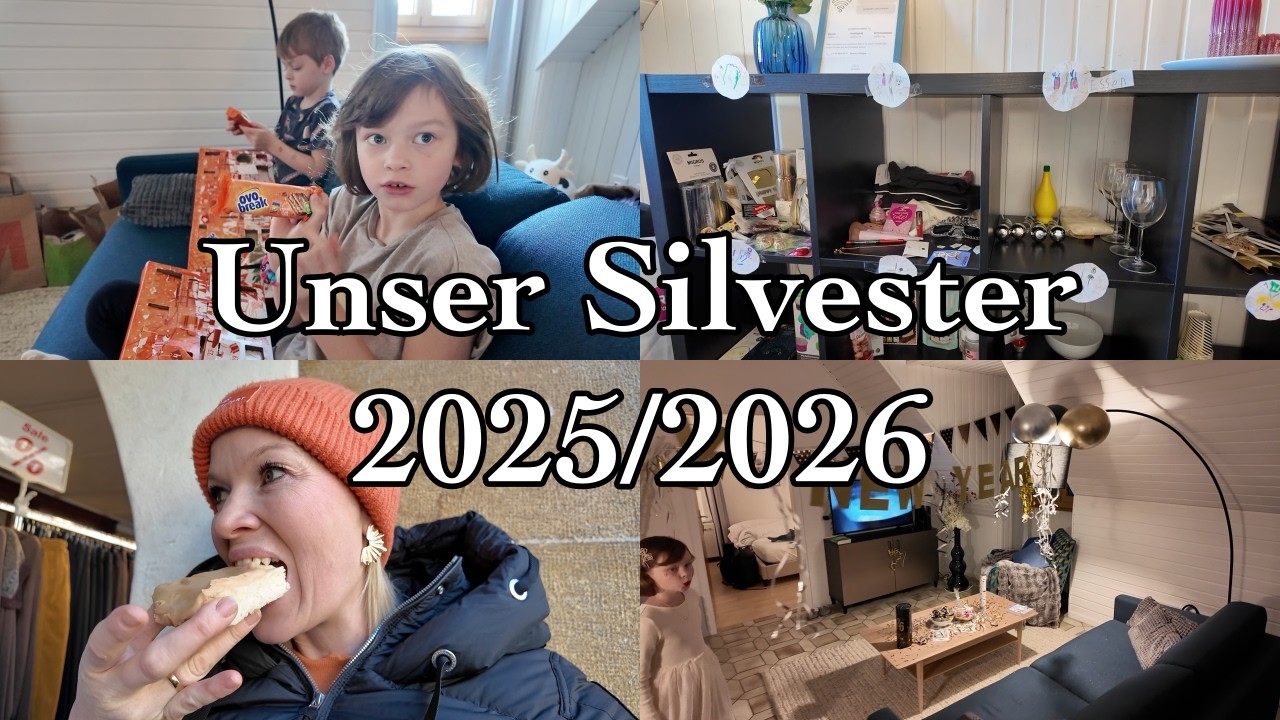 Unser Silvester | Nidelkuchen und Countdowntüten