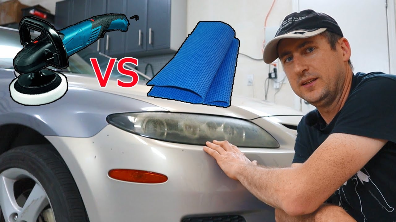How to polish headlights on your car by yourself / Step by step