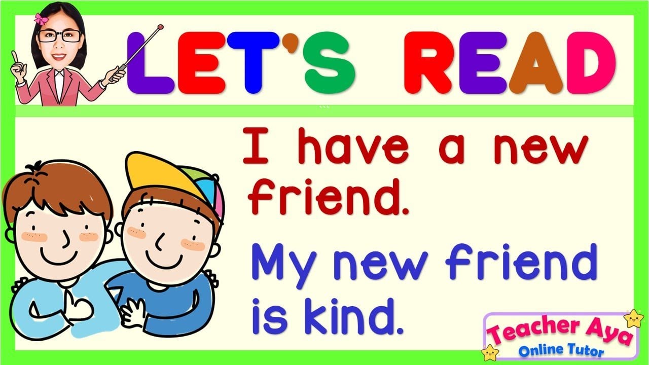 Practice and Learn to Read | Simple Sentences | Reading Lesson for Kids | Teacher Aya