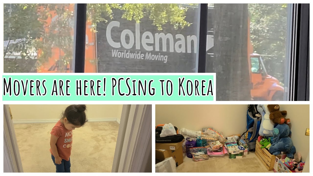 Movers are here | Military Move | PCSing to Korea Update