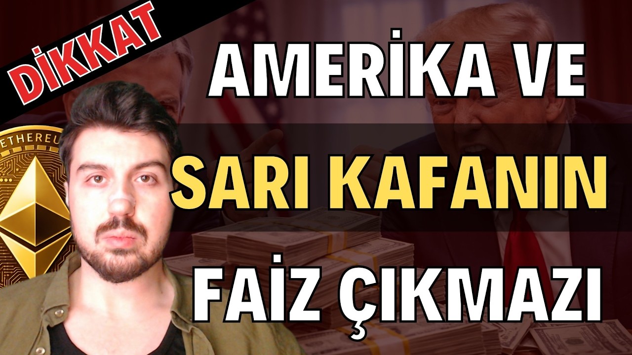 Amerika ve Sarı Kafanın Faiz &Ccedil;ıkmazı Bitcoinin &Ccedil;akı &Ccedil;akması... (Bitcoin Altcoin Genel Borsa Analizi)
