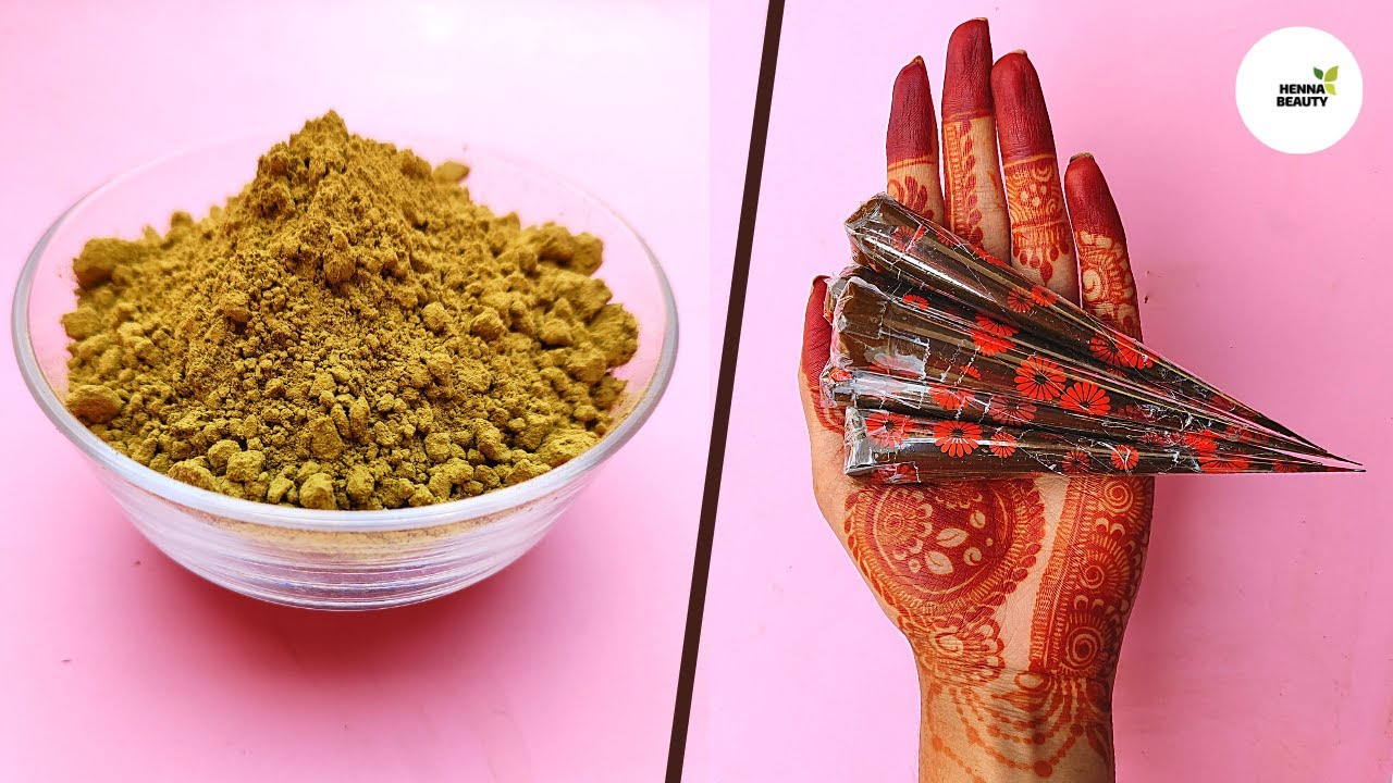 How to make perfect Mehndi paste and mehndi cone at home || Step by step