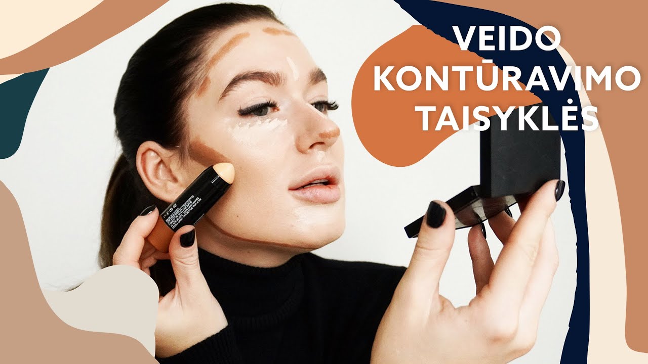 Veido kontūravimo taisyklės