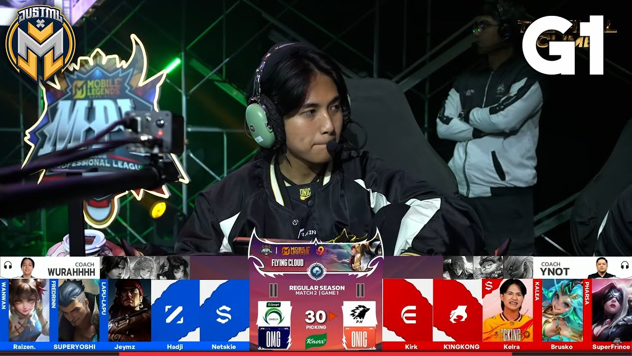 ONIC VS OMG GAME 1 | WEEK 8 DAY 1 | MPL PH SEASON 16