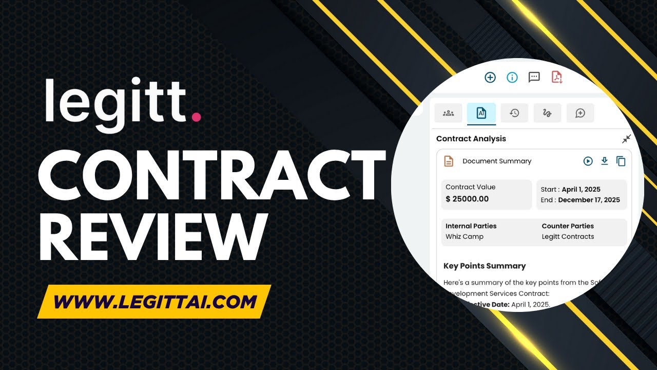 Legitt AI Contract Review