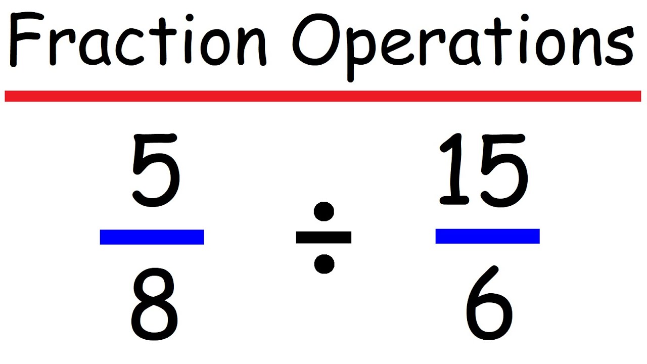 How to Add, Subtract, Multiply, and Divide Fractions - Math Review