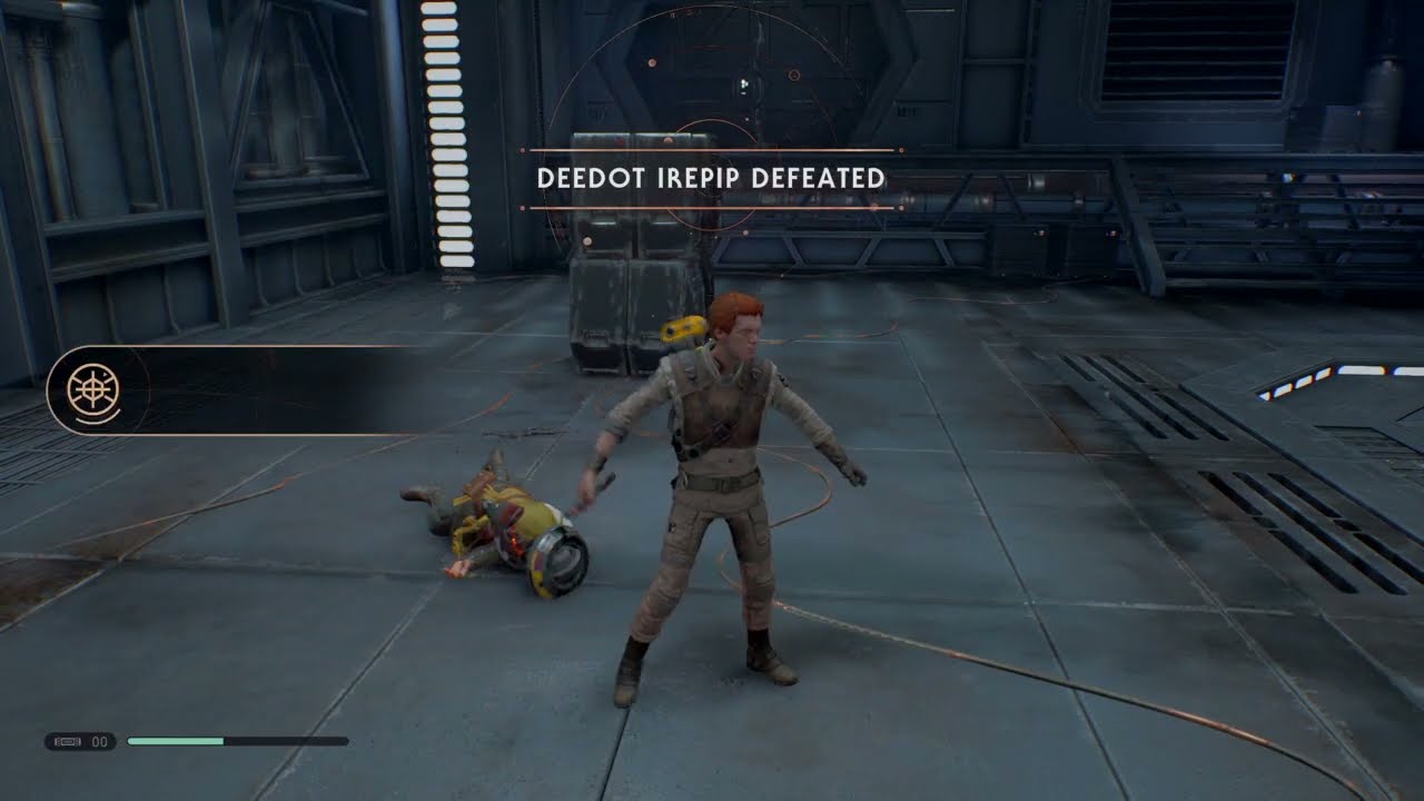 STAR WARS Jedi: Fallen Order™ | Boss Fight | Bad Fran & Deedot Irepip | Double-edged Lightsaber