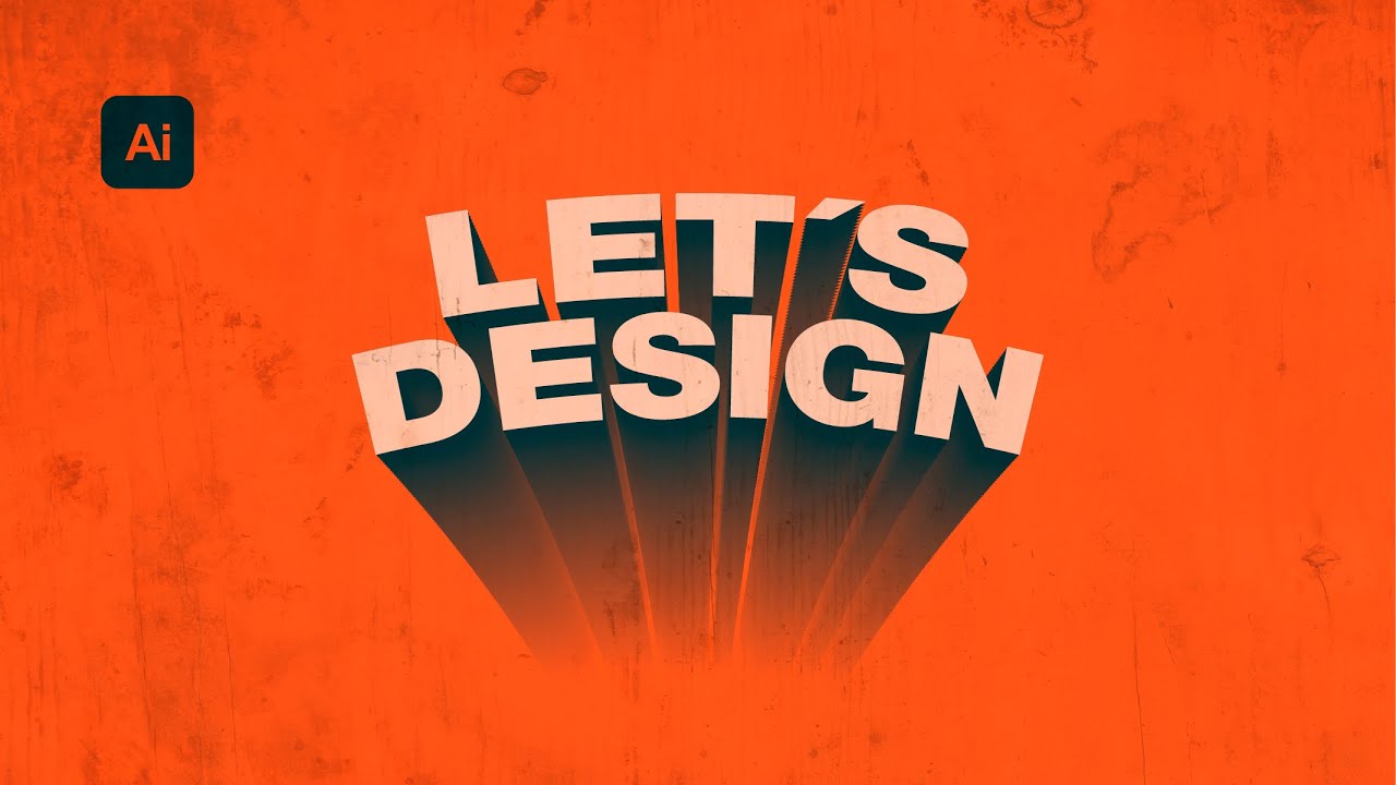 CURSO #7 – EFECTO DE TEXTO DESVANECIDO 3D EN ILLUSTRATOR || 3D FADE TEXT EFFECT - TUTORIAL