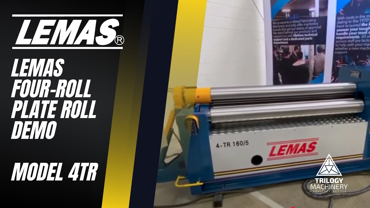 Lemas Four-Roll Plate Bending Roll Demo