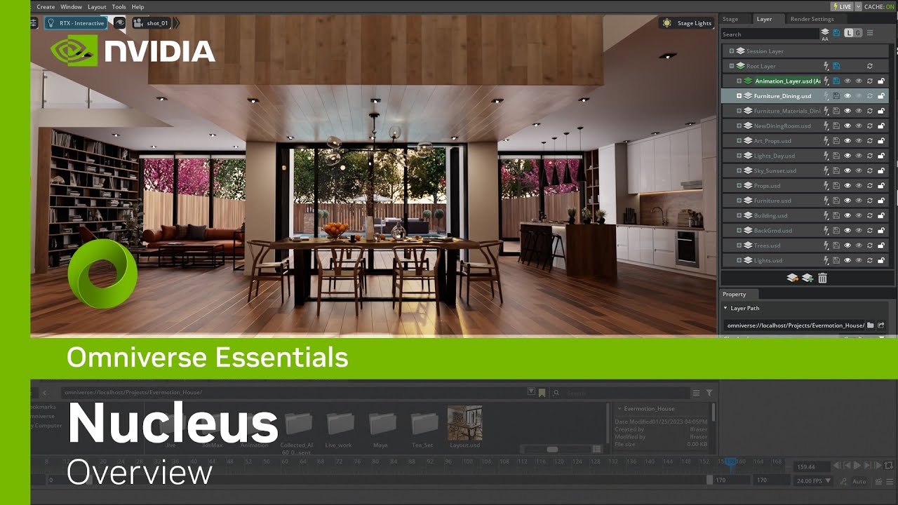 Nucleus in NVIDIA Omniverse Overview