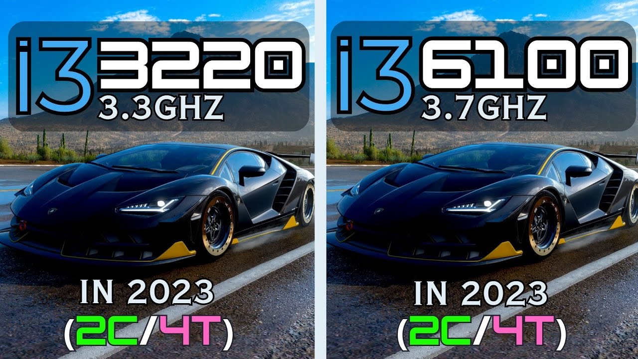 i3 3220 vs i3 6100 Tested in 12 Games | 1080p