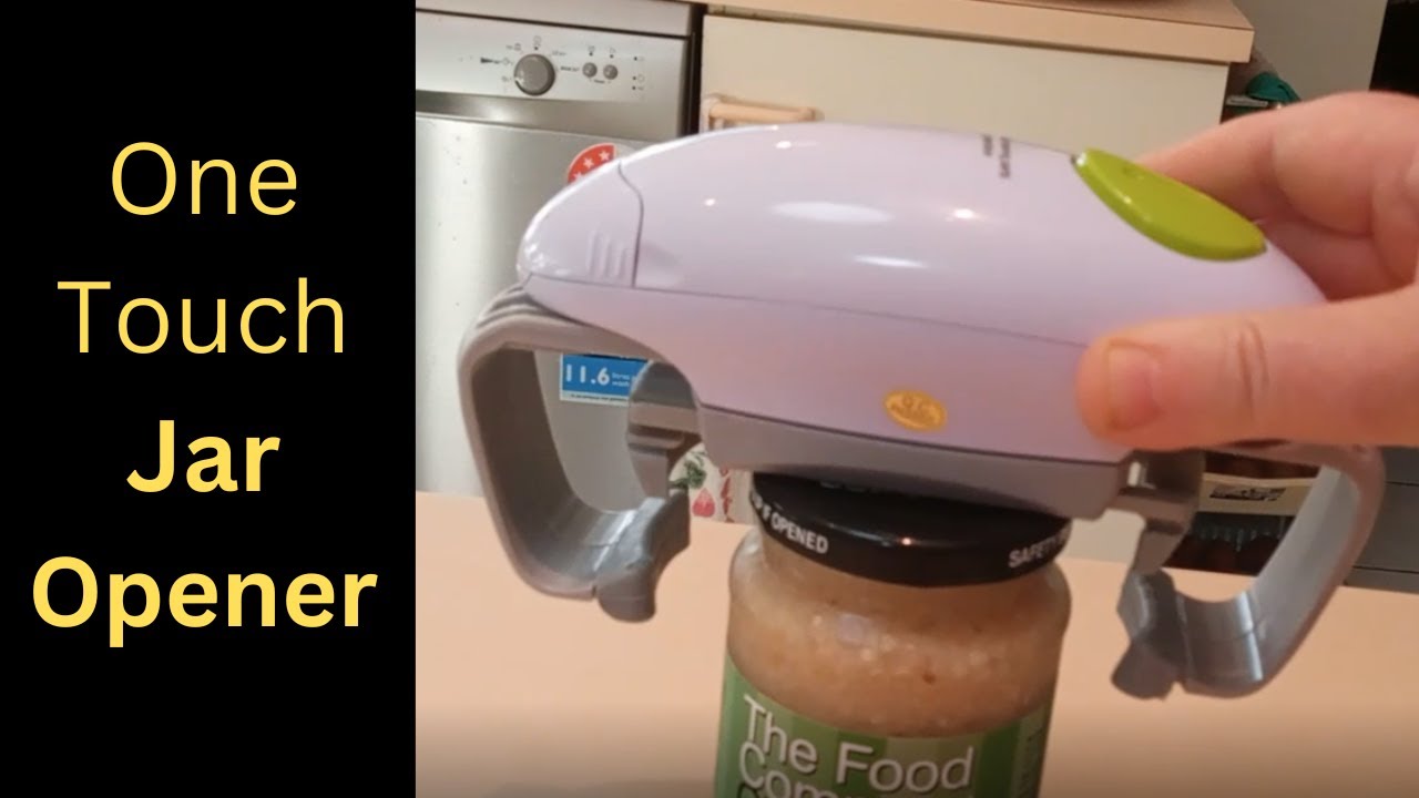 Demonstrating the One Touch Jar Opener