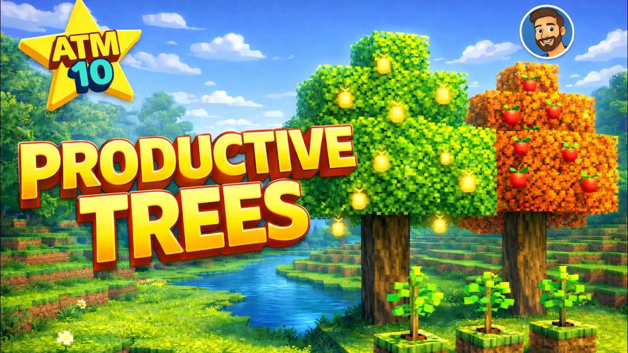 Productive Trees 🌴 | Tutorial | Minecraft | ATM10 | German 