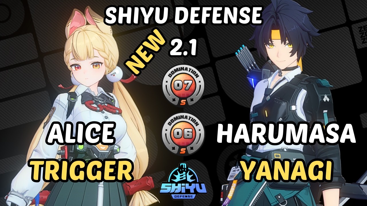 M0 Alice Trigger Yuzuha Team x M0 Harumasa Yanagi ZZZ| NEW Shiyu Defense 6-7 | Zenless Zone Zero 2.2