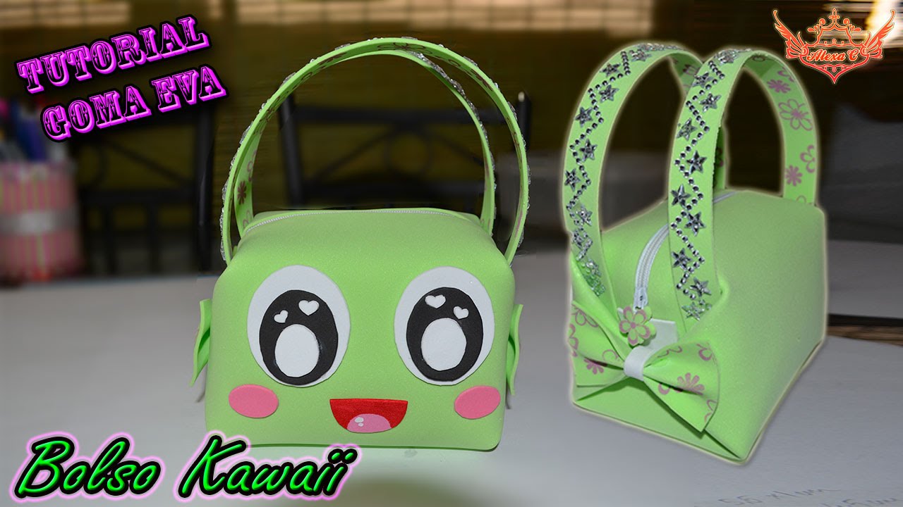 ♥ Tutorial: Bolso en 3D Kawaii de Goma Eva (Foamy) ♥