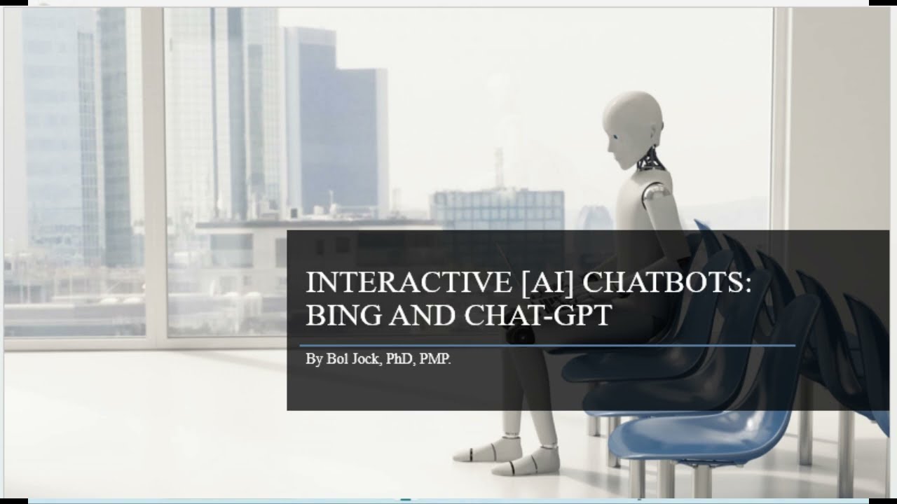 How to use AI interactive chatbots (Bing co-pilot and Chat-GPT) by Dr. Bol Jock