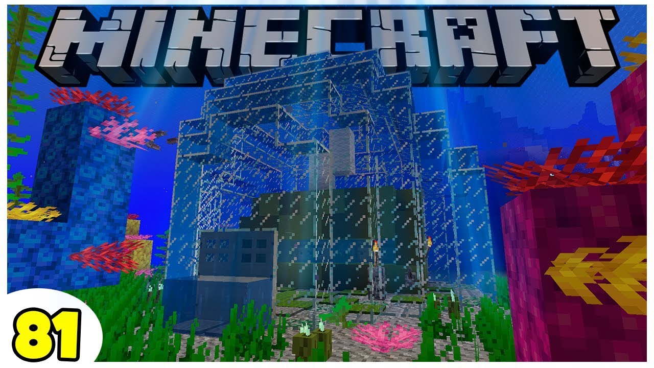 CONSTRUÍ UMA CÚPULA AQUÁTICA NO MEU MAPA - NapoleWorld #81 - MINECRAFT