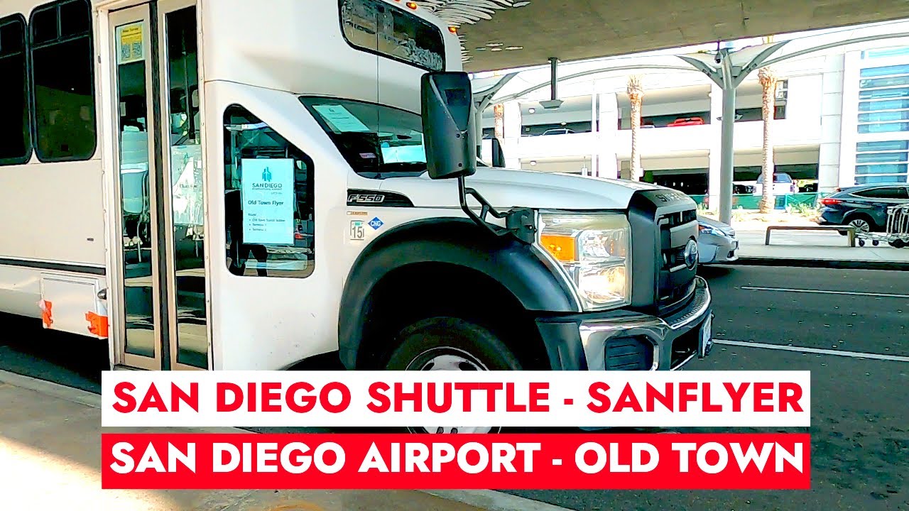 ✈️🚍🇺🇸SAN Airport Free Shuttle to San Diego Old Town from Aiport Terminals 