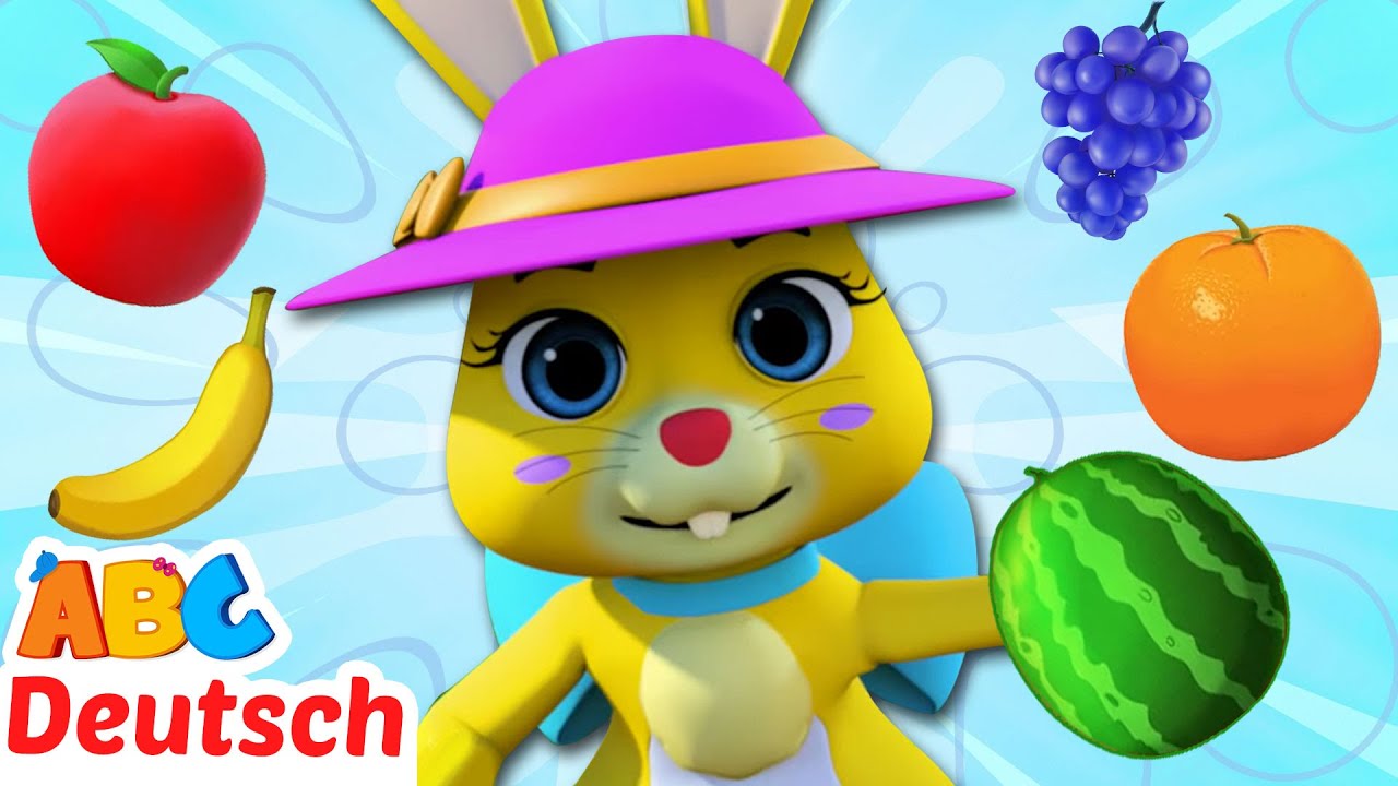 Obstlied f&uuml;r Kinder 🍎🍇🍌| Fr&uuml;chte lernen | Kinderreime | HooplaKidz Deutsch