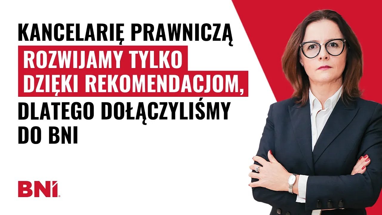 Agnieszka Brodowicz I Branża prawna - Kancelaria Prawnicza I Moja historia w BNI