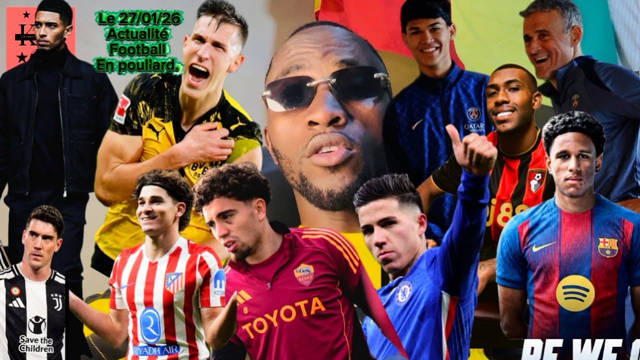 Actualité football en poullard Mercato Barça Real Les avant match etc. 
