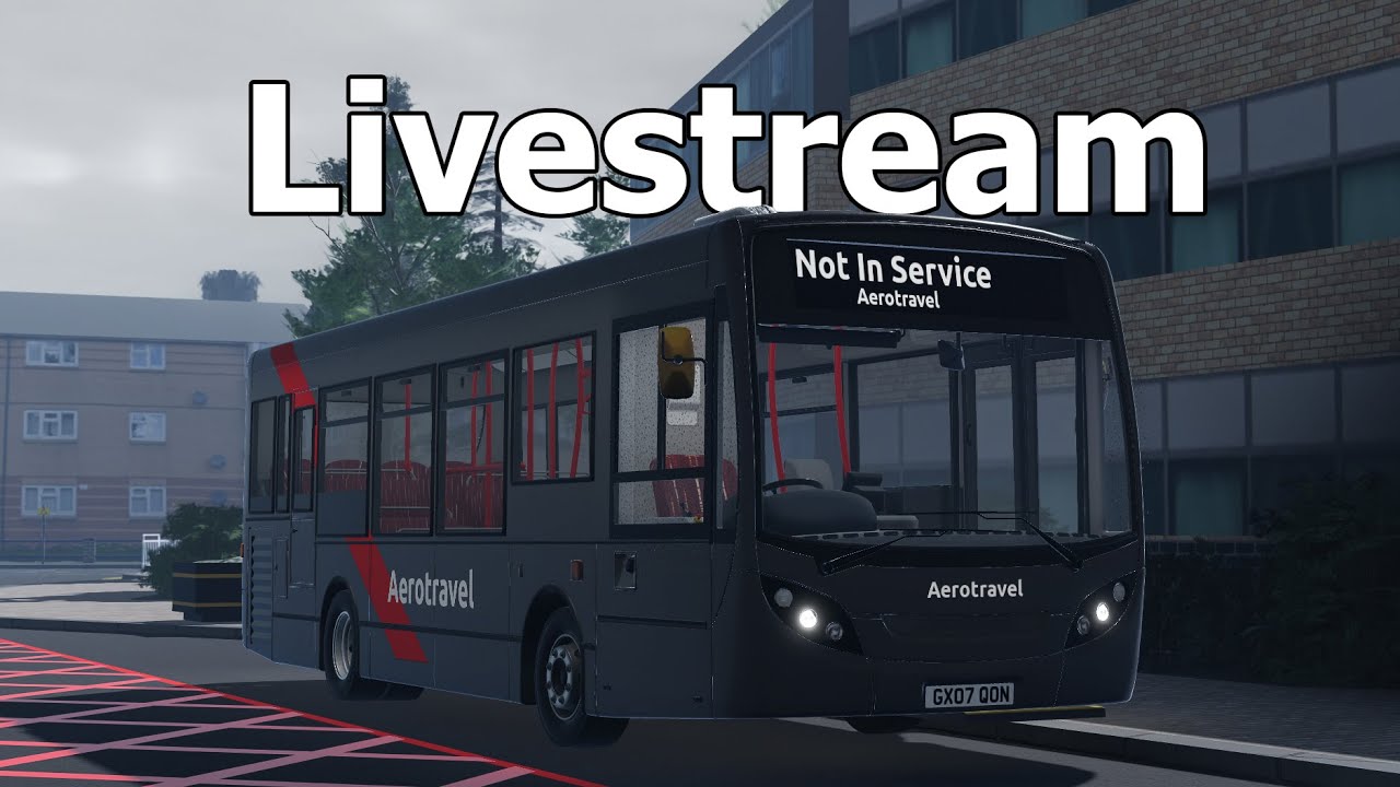 Driving in SIMULATION mode in my company *Croydon Roblox LIVE*