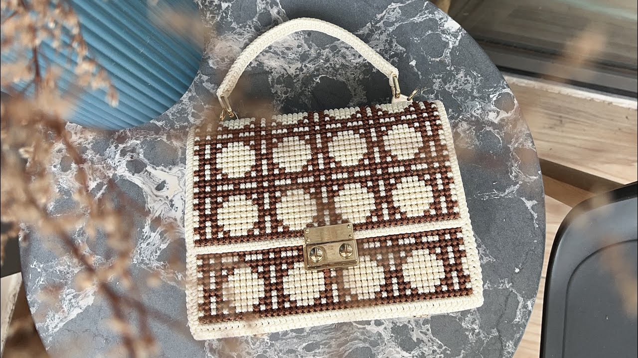 Hướng dẫn làm túi thêu đeo chéo, nắp gập đơn giản, dễ làm phần 1. / Mẹ Táo Handmade 🍏/