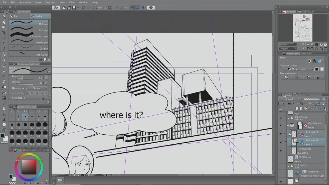 マンガを描いてみよう : 背景|CLIP STUDIO PAINT