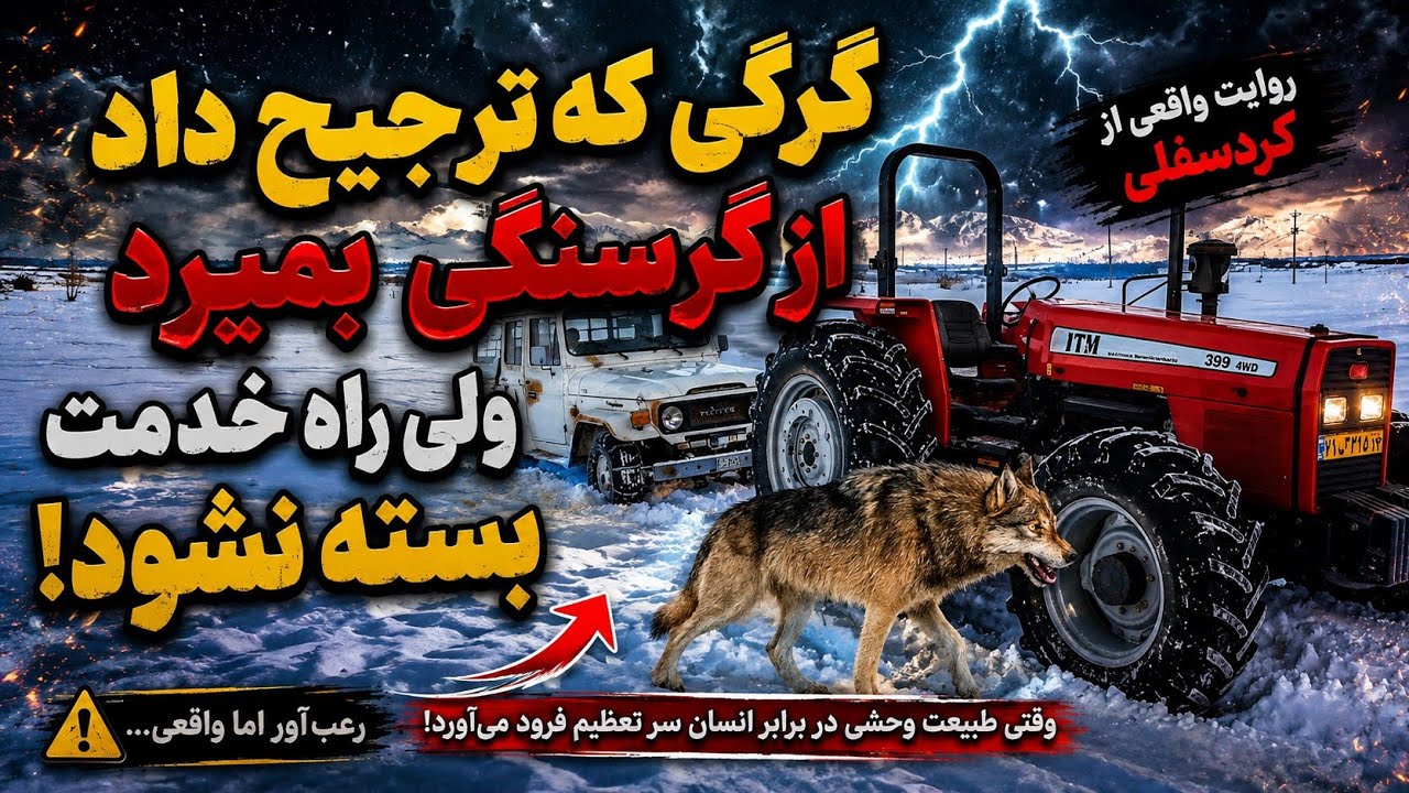 گرگی که ترجیح داد از گرسنگی بمیرد، اما راه خدمت به مردم بسته نشود.