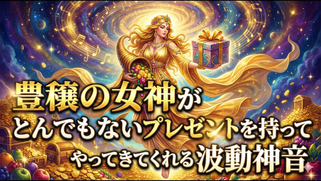 豊穣の女神がとんでもないプレゼントを持ってやってきてくれる波動神音