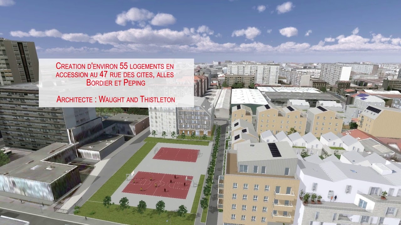Projet de rénovation urbaine du quartier Villete-Quatre Chemins à Aubervilliers